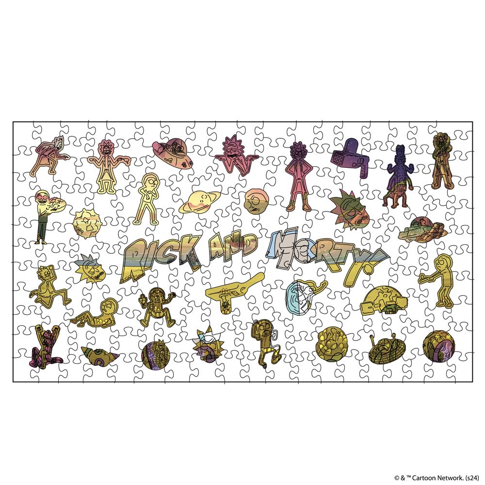 Animal Jigsaw Puzzle > Wooden Jigsaw Puzzle > Jigsaw Puzzle Rick and Morty Another Planet - Wooden Jigsaw Puzzle