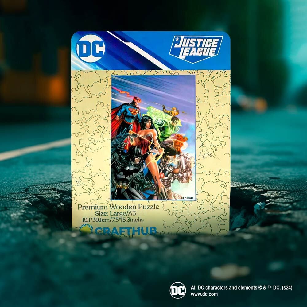 Animal Jigsaw Puzzle > Wooden Jigsaw Puzzle > Jigsaw Puzzle Justice League Hero Alliance Wooden Jigsaw Puzzle