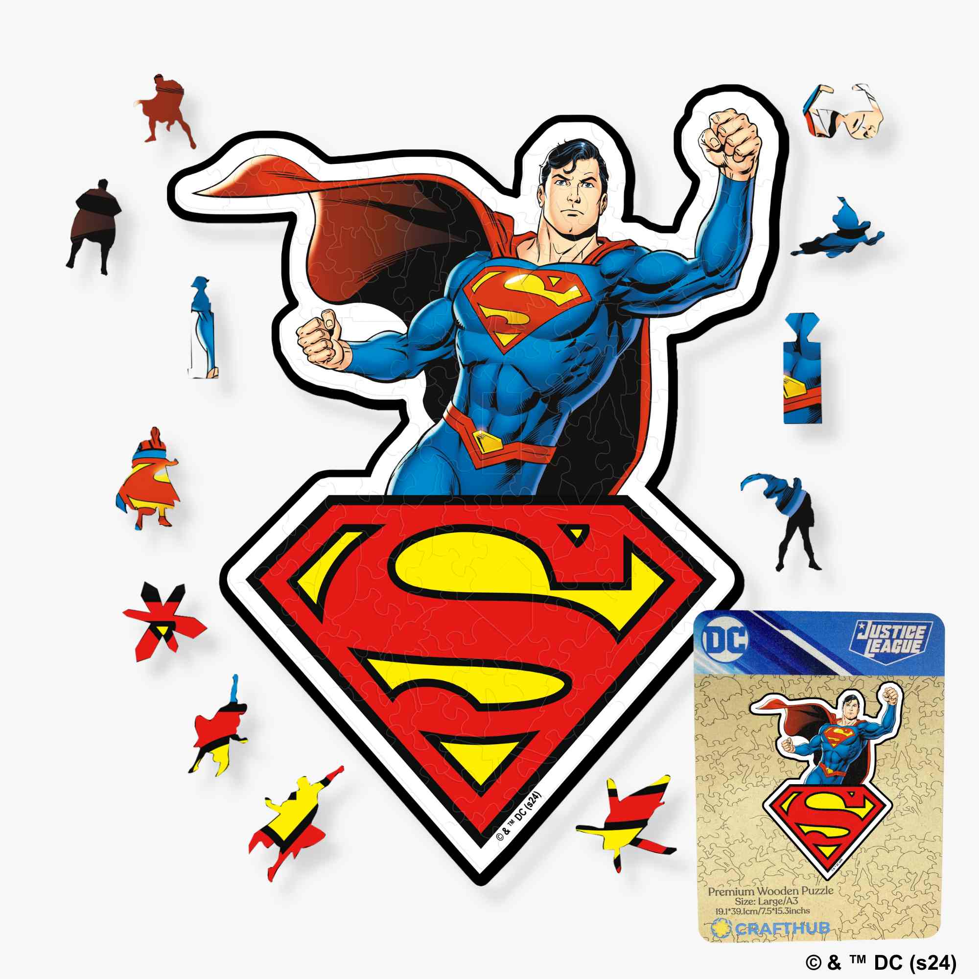 Animal Jigsaw Puzzle > Wooden Jigsaw Puzzle > Jigsaw Puzzle Copy of Justice League Heroes Wooden Jigsaw Puzzle