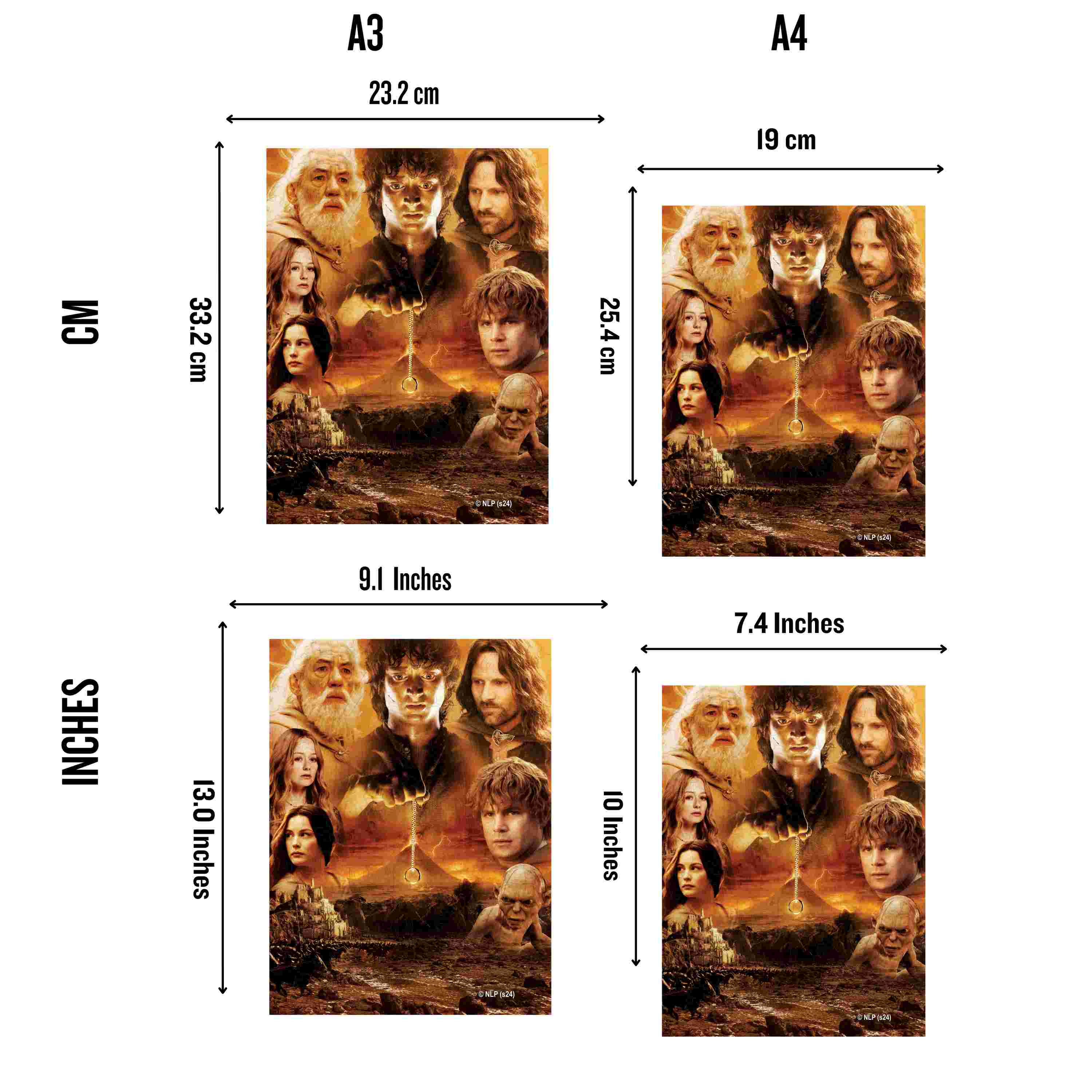 Animal Jigsaw Puzzle > Wooden Jigsaw Puzzle > Jigsaw Puzzle The Lord of the Rings - Wooden Jigsaw Puzzle