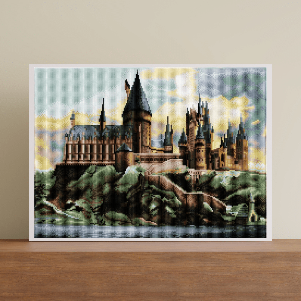 19.7" x 23.6" / 50cm x 60cm Hogwarts Castle - Diamond Painting Kit