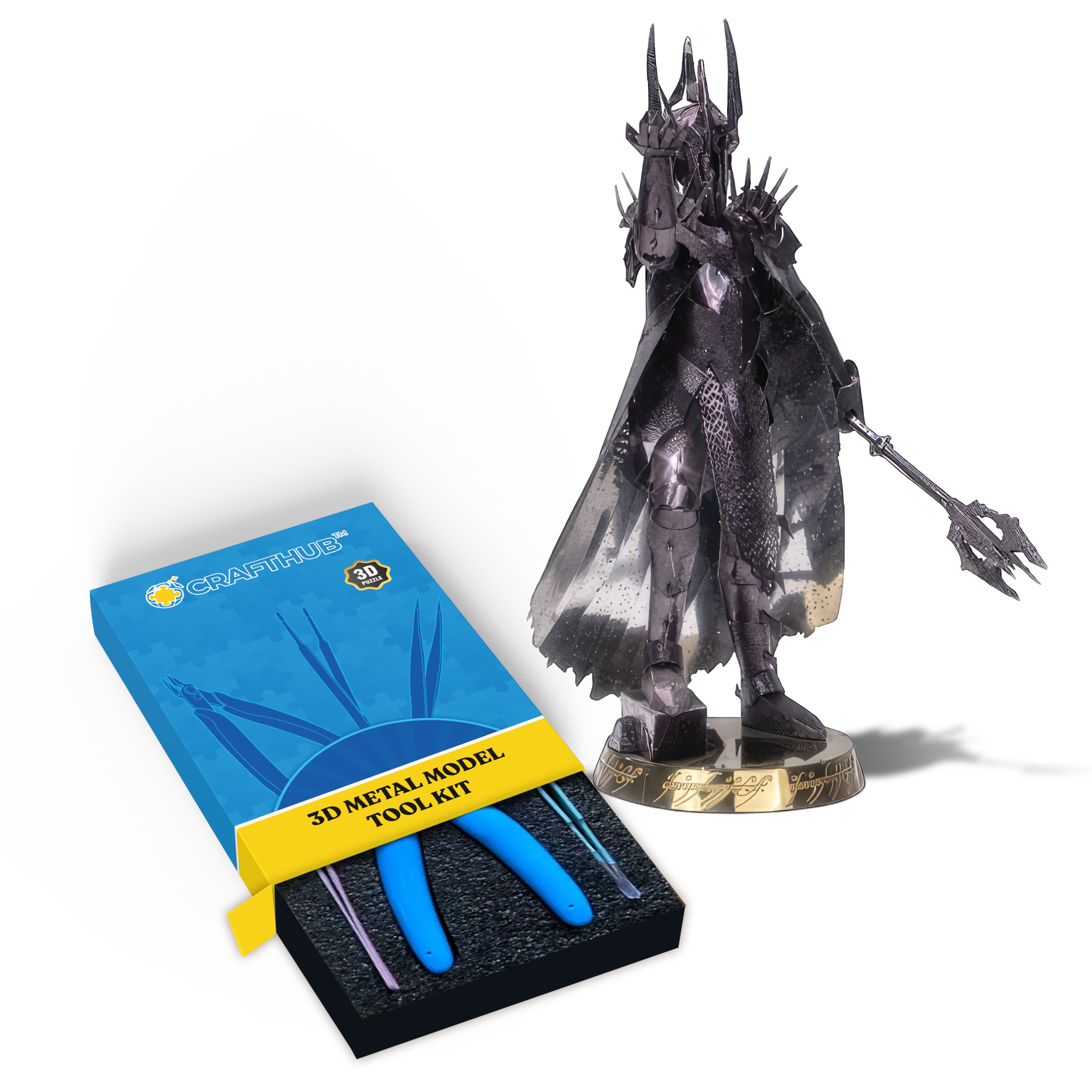 Sauron - metalowe puzzle 3D