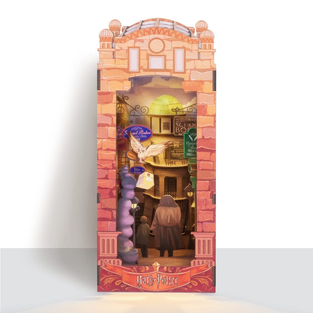 Book Nook Kits 237 Pieces | 25.7×11×17.1 cm (10.1" x 4.3" x 6.9") Harry Potter: Diagon Alley - DIY Book Nook Kit