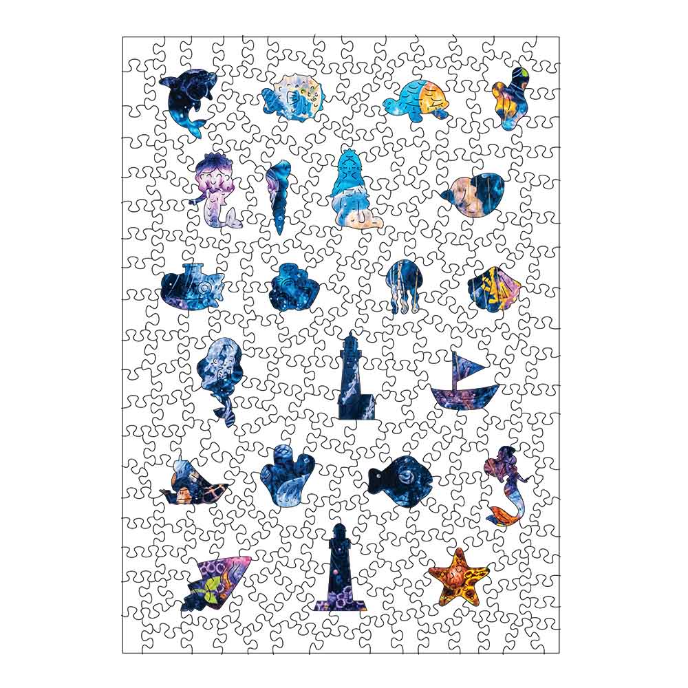 Blask Oceanu - drewniana układanka