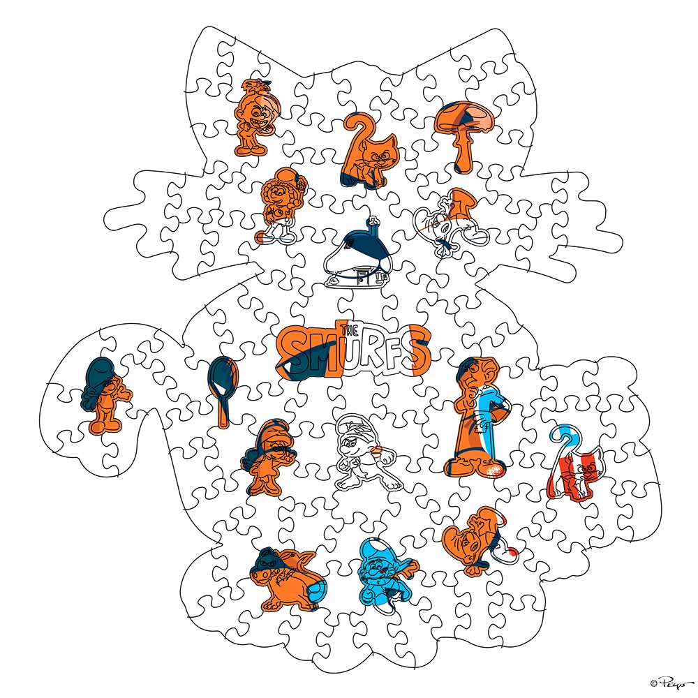 Animal Jigsaw Puzzle > Wooden Jigsaw Puzzle > Jigsaw Puzzle Guess Who - Wooden Jigsaw Puzzle