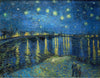 A3/Hard Starry Night Over The Rhône - Jigsaw Puzzle