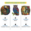 Animal Jigsaw Puzzle > Wooden Jigsaw Puzzle > Jigsaw Puzzle 3 x A3 Size L Wooden Jigsaw Puzzles + Gift Box 3-Pack Bird Species - Wooden Jigsaw Puzzle Gift Set