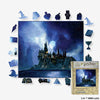 Animal Jigsaw Puzzle > Wooden Jigsaw Puzzle > Jigsaw Puzzle A4 + Drewniane pudełko na prezent Harry Potter - Starry Hogwarts Castle Wooden Jigsaw Puzzle