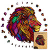 Animal Jigsaw Puzzle > Wooden Jigsaw Puzzle > Jigsaw Puzzle A2 + Drewniane pudełko Majestic Lion - Jigsaw Puzzle